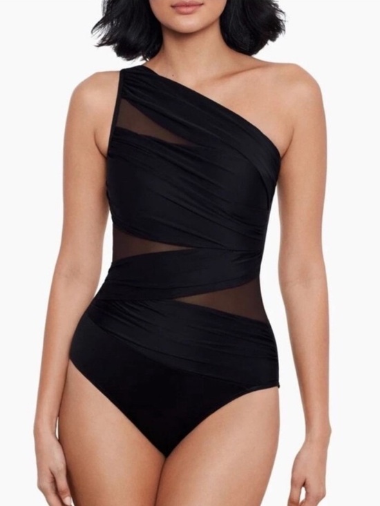 Miraclesuit Other - MiracleSuit Jena One-Piece Swimsuit Black Size 8 Vacation Resort Neutral